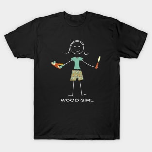 Funny Womens Woodworking design T-Shirt